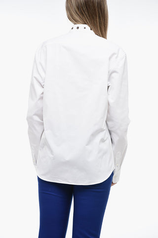 Popli Shirt with Eyelets Collar