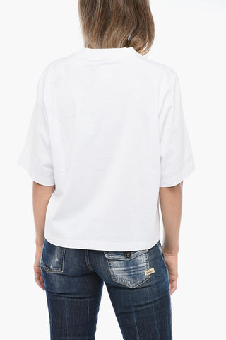 Crew Neck VERTIGO T-Shirt with Printed Logo