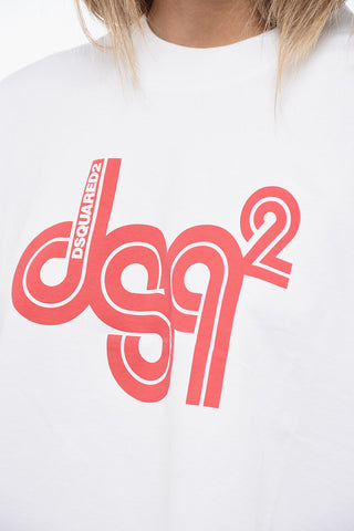 Crew Neck VERTIGO T-Shirt with Printed Logo