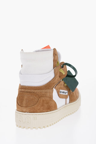 Suede Detail OFF COURT Canvas Sneakers