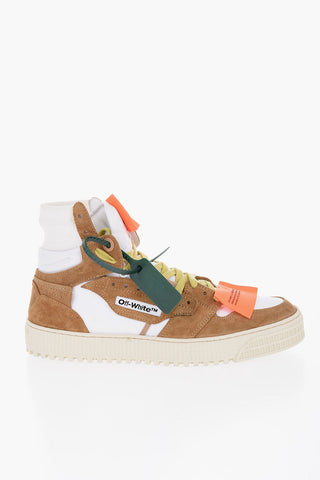 Suede Detail OFF COURT Canvas Sneakers
