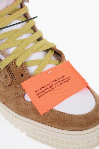 Suede Detail OFF COURT Canvas Sneakers
