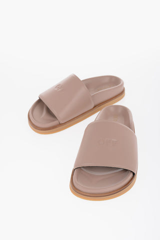 Leather OFF STAMP Sliders