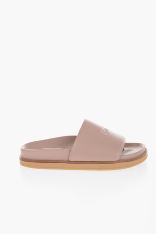 Leather OFF STAMP Sliders