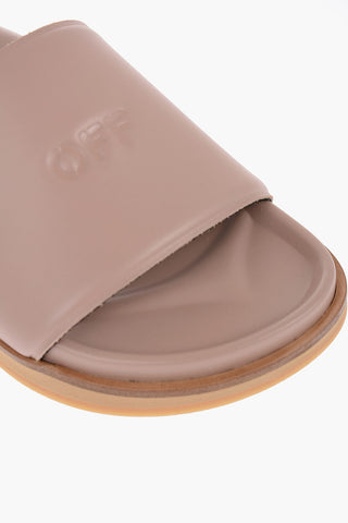 Leather OFF STAMP Sliders