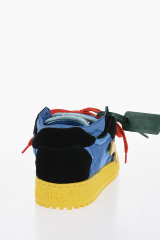 Canvas and Suede FLOATING ARROW Mid Sneakers