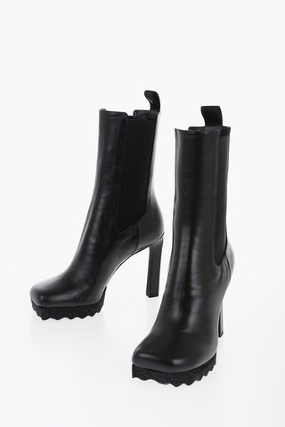 Stivaletti Chelsea SPONGE in Pelle 12cm
