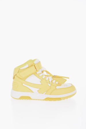 Schnür-Sneaker Aus Leder OUT OF OFFICE Mit Klettverschluss