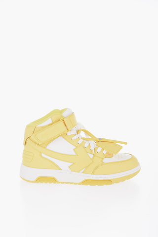 Schnür-Sneaker Aus Leder OUT OF OFFICE Mit Klettverschluss