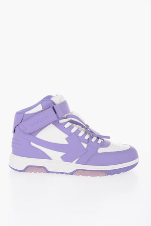 Sneakers Allacciate in Pelle OUT OF OFFICE con Chiusura in Velcro