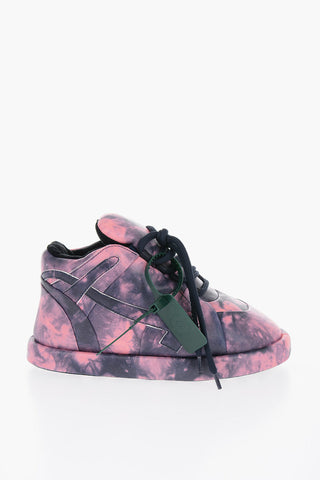 Sneakers Imbottite BUMP in Pelle Tie Dye