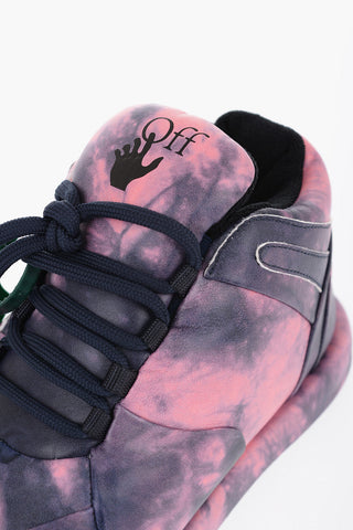 Sneakers Imbottite BUMP in Pelle Tie Dye