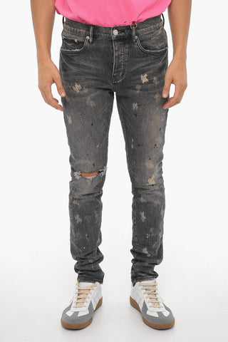 Delavè Effect Slim Fit Jeans 15cm