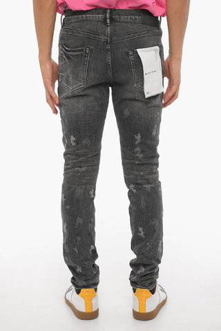 Delavè Effect Slim Fit Jeans 15cm