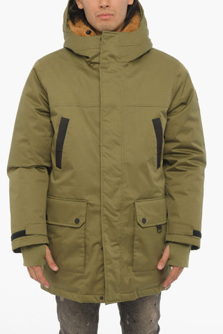 Soli Color BUTTER Down Jacket with Faux Fur