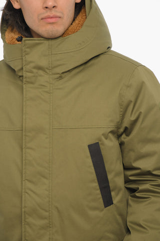 Soli Color BUTTER Down Jacket with Faux Fur