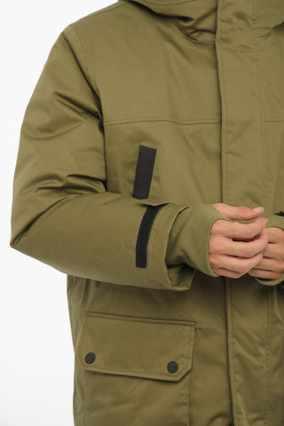 Soli Color BUTTER Down Jacket with Faux Fur