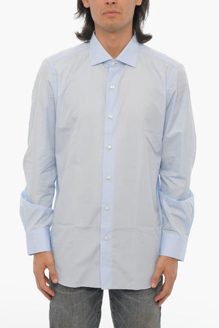 ALUMO Solid Color Poplin Cotton Shirt