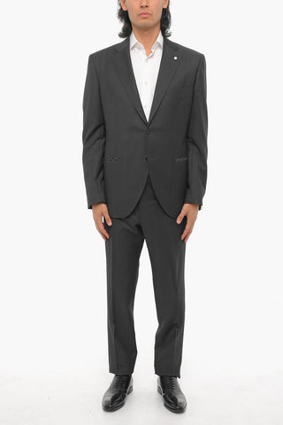 Solid Color Virgin Wool MANTUA Suit