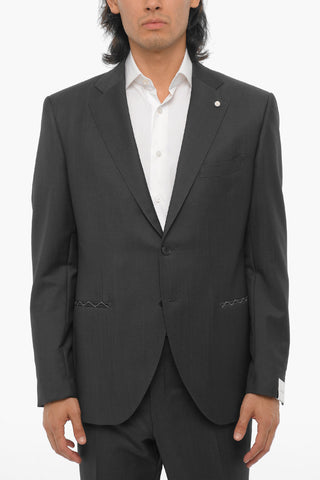 Solid Color Virgin Wool MANTUA Suit