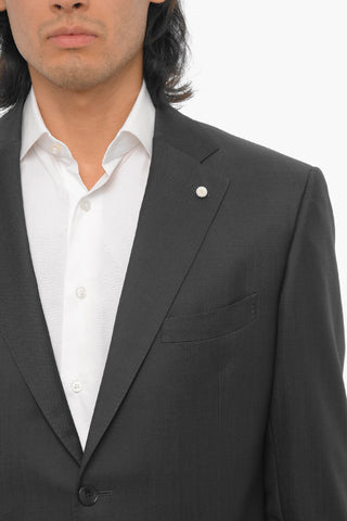 Solid Color Virgin Wool MANTUA Suit