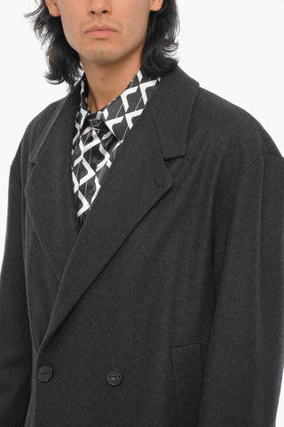 Wool Blend SANTACESAREA Double-Breasted Coat