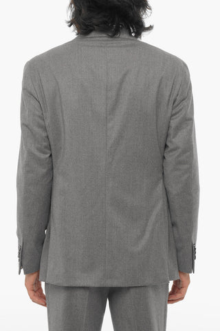 Side Vents Peak Lapel Double Breasted Suit