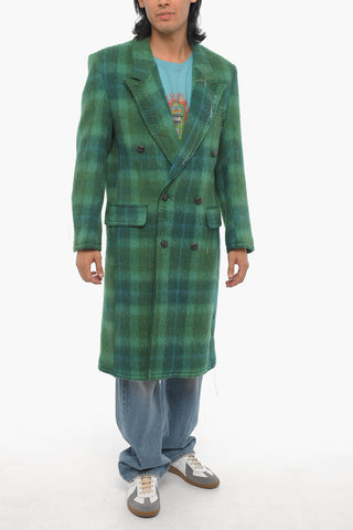Cappotto a Doppiopetto in Misto Lana