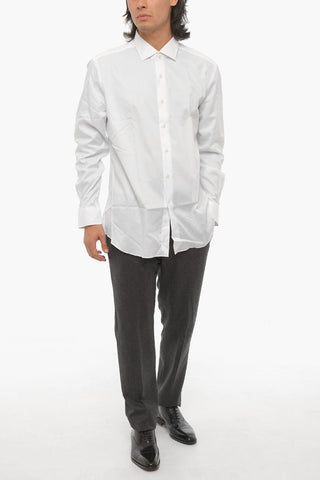 Spread Collar Solid Color X-ACADEMY Shirt