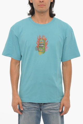 Front Printed Crew-neck T-Shirt