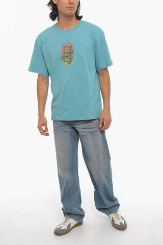 Front Printed Crew-neck T-Shirt
