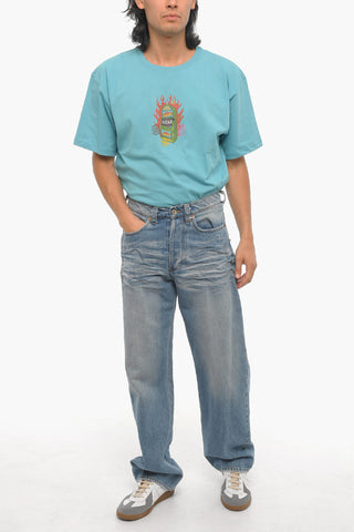 Regular Fit Stonewashed Jeans 24cm