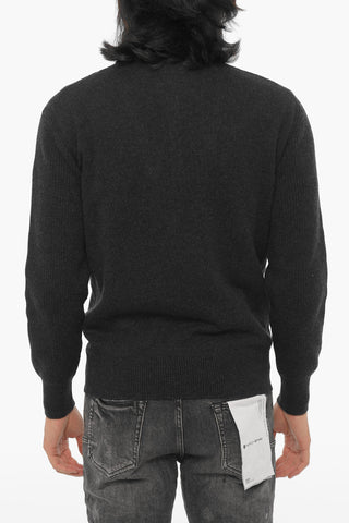 Cashmere Sweater with Half Zip