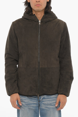 Hooded Suede Jacket
