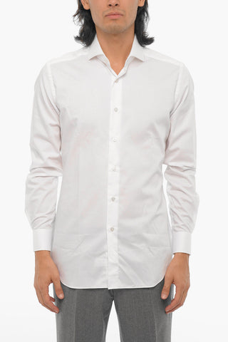 Solid Color Poplin Cotton Shirt