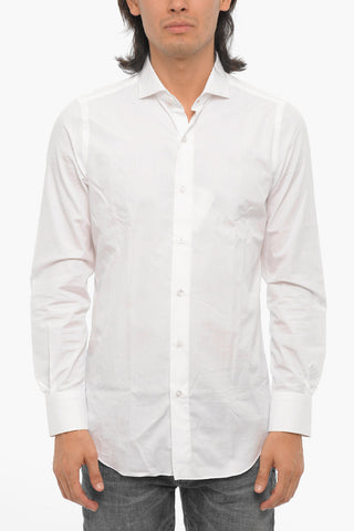 Solid Color Poplin Cotton Shirt