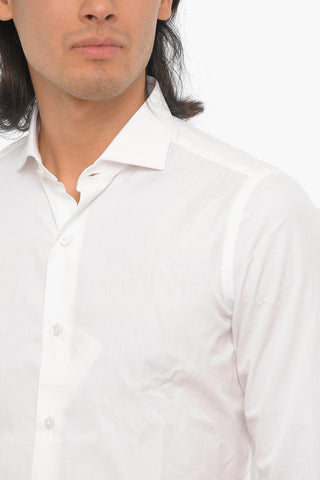 Solid Color Poplin Cotton Shirt