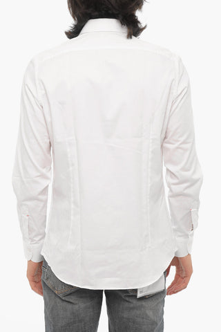 BLU Spread Collar Solid Color Shirt