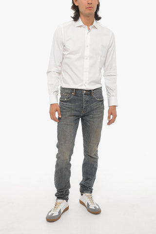 Jeans Slim Fit a Vita Bassa 16cm