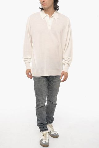 Polo Neck Merino Wool Sweater