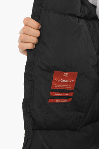 Nylon Solid Color Down Jacket with Hood