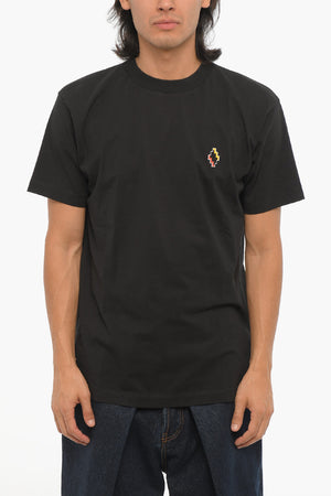 Rundhals-T-Shirt aus Baumwolle