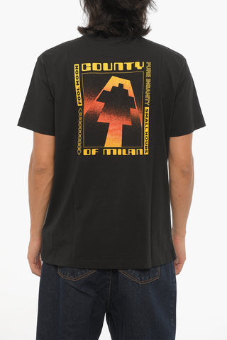 Rundhals-T-Shirt aus Baumwolle