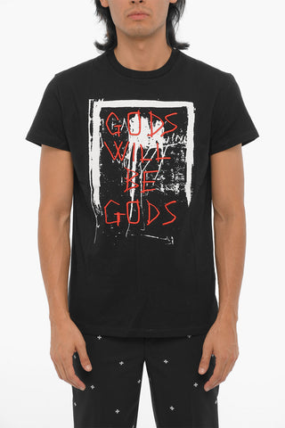 Printed Loose Fit Crew-neck T-shirt