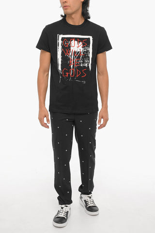 Printed Loose Fit Crew-neck T-shirt