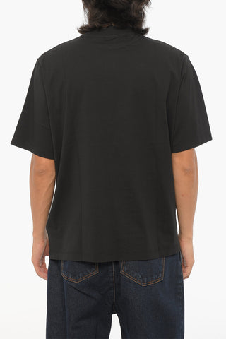 T-Shirt mit Rundhalsausschnitt OPTICAL CROSS einfarbig