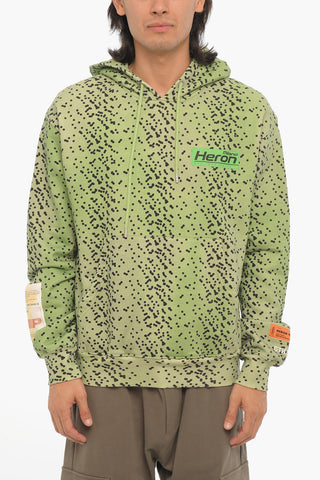 Gradient Effect Polka Dots Hoodie