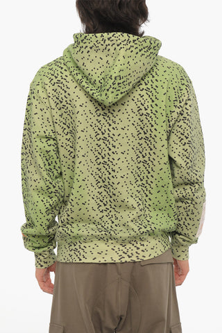 Gradient Effect Polka Dots Hoodie