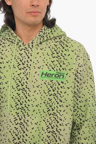 Gradient Effect Polka Dots Hoodie