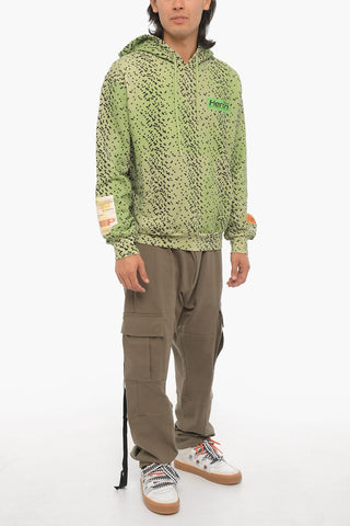 Gradient Effect Polka Dots Hoodie